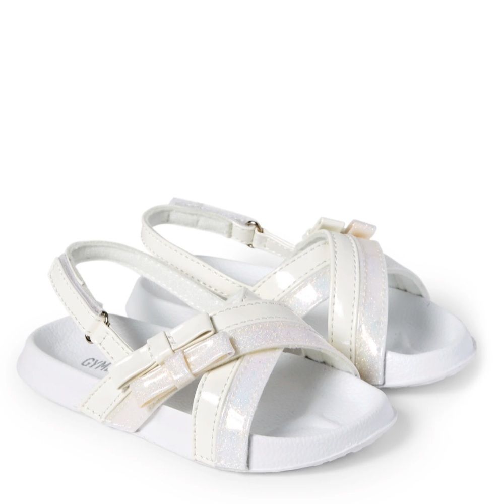 GYMBOBREE Girls Criss Cross Bow Slides